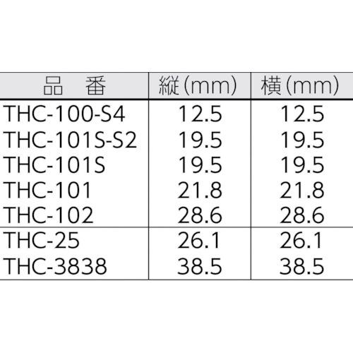 TRUSCO中山 TRUSCO 結束バンド固定具(粘着シート付)幅3.2 4連結(25個