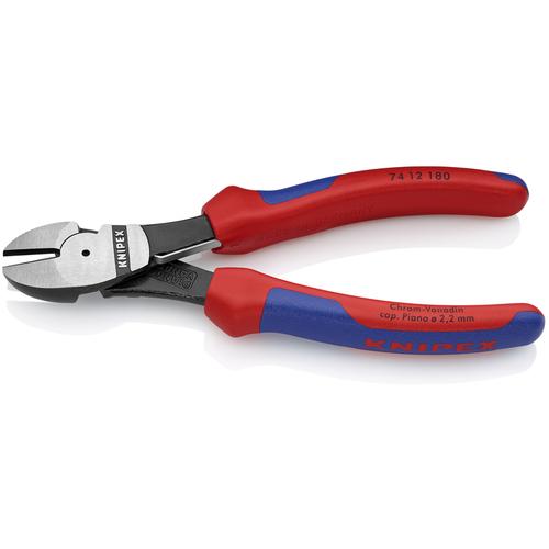KNIPEX 強力型ニッパー バネ付 180mm 7412-180 1丁 446-8872（直送品