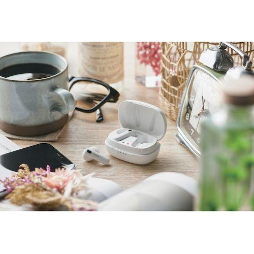 ELECOM Bluetoothイヤホン 完全ワイヤレス ノイズキャンセリング AAC対応 カナル型 ホワイト ▼455-7434 LBT-TWS13WH 1個_2