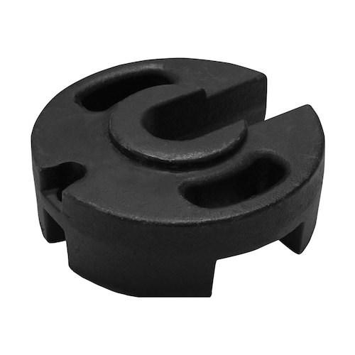 グリーンクロス 鋳物ウエイト丸型20kg 塗装加工 ■▼473-5319 6300034012 1個
