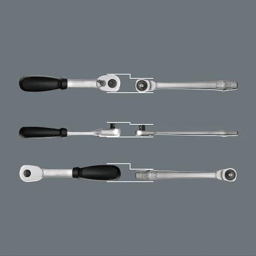 WERA サイクロップラチェット「メタル」セット 1/2 004077 Wera（ヴェラ） Wera 8100SC7 サイクロップラチェット「メタル」セット