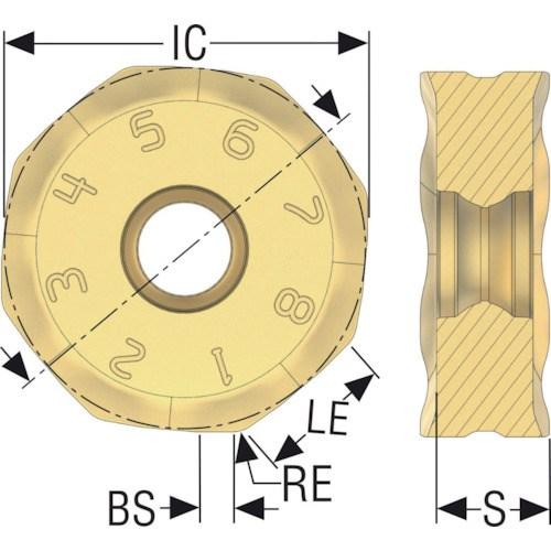 セコ インサート - ONMU09 MS2500 ■▼486-9370 ONMU090520ANTN-ME13 MS2500 10個_1