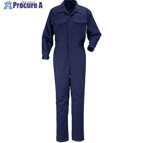 カジメイク TC長袖つなぎ服 ネイビー S □▽523-6128 6709-55-S 1着 