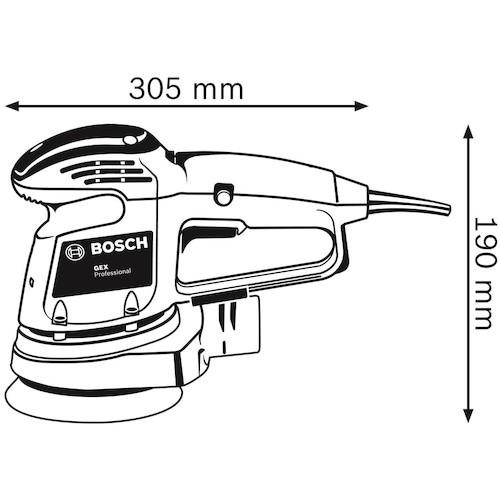 BOSCH ランダムサンダー 工具 ボッシュ 吸じんランダムアクションサンダー ▽524-1143 GEX34-125 1台