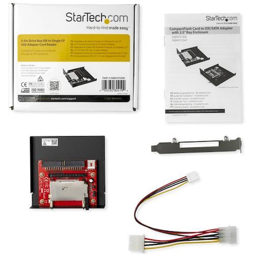 StarTech CFカード - IDE変換アダプター/3.5インチベイ内蔵型/コンパクトフラッシュ カードリーダー/HDDコンバーター 35BAYCF2IDE 電子機器 電気 電子部品 通信機器(代引不可)【送料無料】 StarTech.com StarTech CFカード - IDE変換アダプター/3.5インチベイ