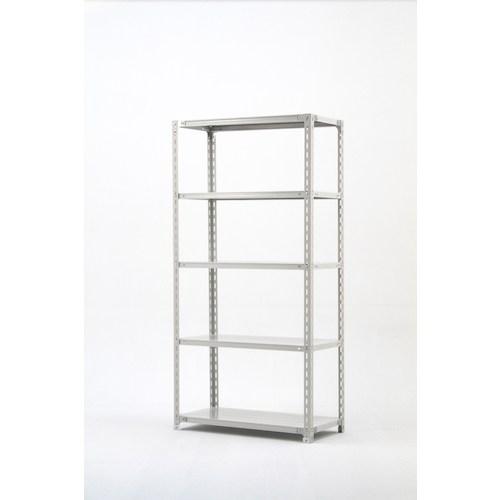 双福鋼器 軽量ボルト式ラック 120kg 1200×900×450 天地3段 ホワイトグレー ■▼543-4146 TK4345-3 1台
