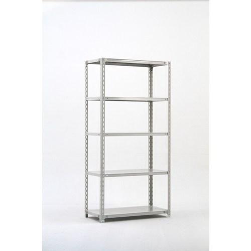 双福鋼器 軽量ボルト式ラック 120kg 1200×900×450 天地3段 ホワイトグレー ■▼543-4146 TK4345-3 1台
