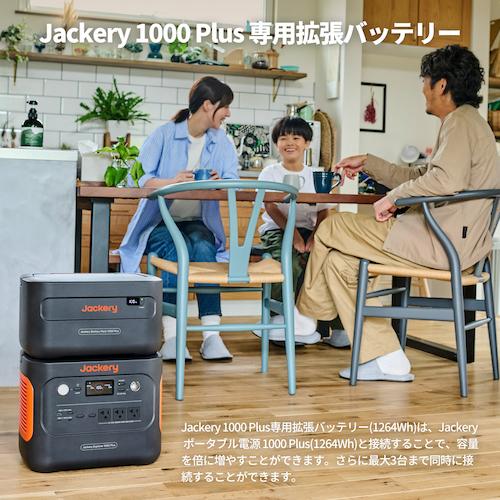 Jackery バッテリーパック 1000Plus用  ▼571-8725 JBP-1000A  1台の画像