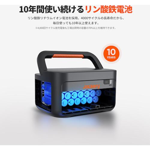 Jackery バッテリーパック 1000Plus用  ▼571-8725 JBP-1000A  1台の画像