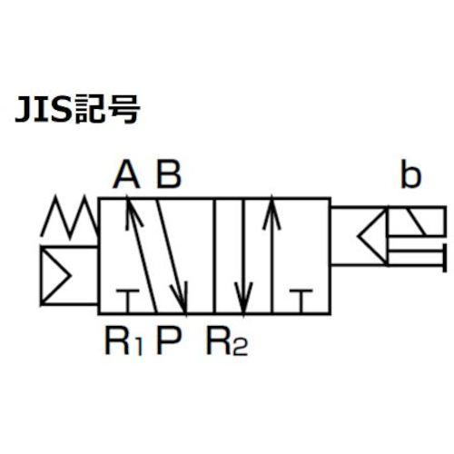 CKD 電磁弁 パイロット式5ポート弁セレックスバルブ 4Kシリーズ 12C Rc3/8 DC24V ▼580-7743 4KB410-10-DC24V 1台_1