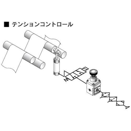 CKD 精密レギュレータ ▼582-2564 RP1000-8-07 1個_1