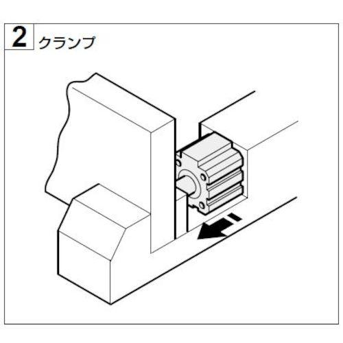 CKD エアシリンダ スーパーコンパクトシリンダ チューブ内径50 ストローク40 ▼583-4643 SSD-50-40 1個_1