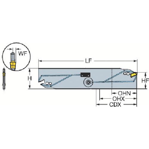 SANDVIK コロカットQD(420) ▼613-5277 QD-NN2H60C25A (420) 1個 ●KO521_1