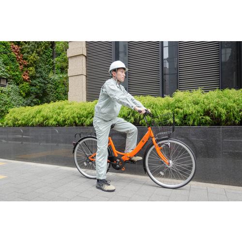TRUSCO中山 TRUSCO 災害時用ノーパンク自転車 ハザードランナー シティ