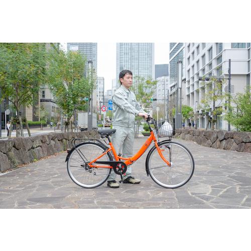 TRUSCO中山 TRUSCO 災害時用ノーパンク自転車 ハザードランナー シティ