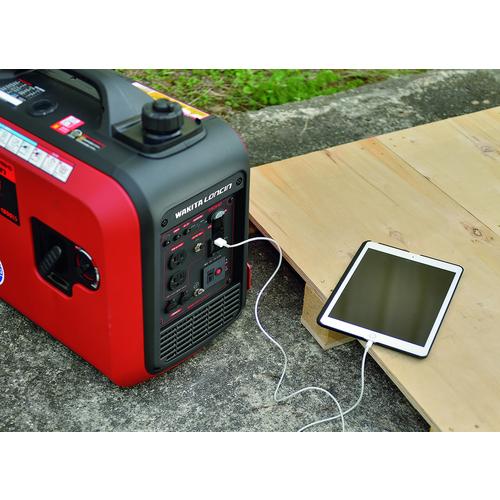 ワキタ MEIHO 発電機 防音型インバータガソリン発電機 ▽634-4176