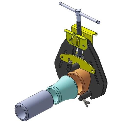 SHT パイプ溶接用外面クランプ  ▼650-1053 CPA120  1台の画像