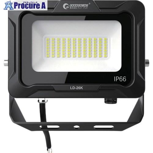 グリーンクロス LED投光器 20W 5000K昼白色 耐熱 □▽663-7313
