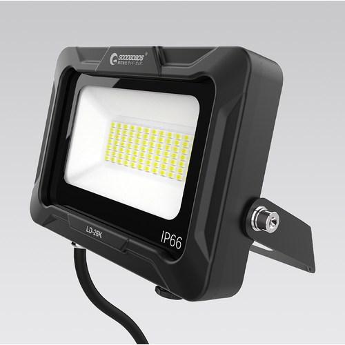 グリーンクロス LED投光器 20W 5000K昼白色 耐熱 □▽663-7313