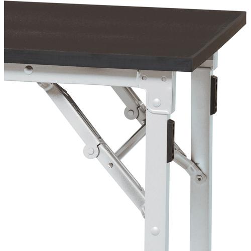TRUSCO 超薄型テクセル天板 超軽量折り畳み会議テーブル(アルミ脚) 1800×450 ブラック ◇▼666-1017 TTAB-1845A-BK 1台_2