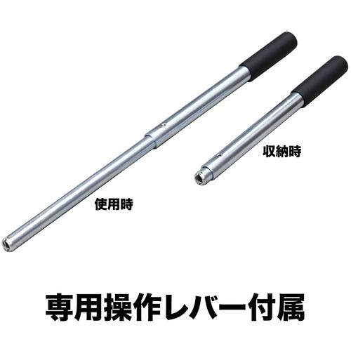 イーグル レバー回転・安全弁付爪つきジャッキ 爪能力3t ▽677-1821 E 