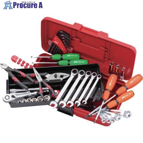 KTC 工具セット(片開きプラハードケースタイプ)[40点] ▽683-0602  