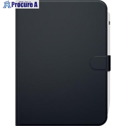 BUFFALO iPad10.9用フリーアングルレザーケース ブラック □▽684-1634