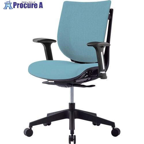 アイリスチトセ IRIS オフィスチェア VIGOR 肘付き 背メッシュ 座