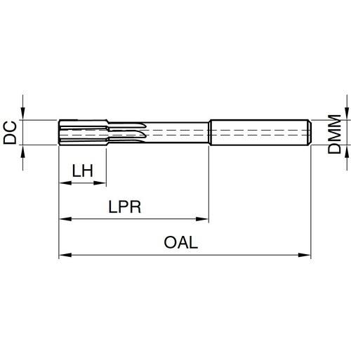GUHRING 高速加工用リーマ レギュラnanoAコート 8.985mm ■▼698-3699 1675 8.985 1本_1