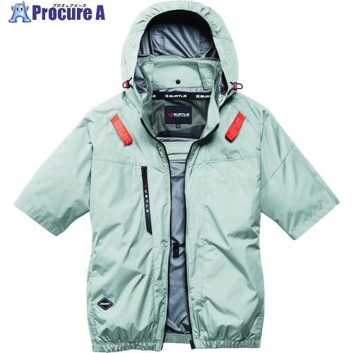 BURTLE AC半袖ブルゾン AC2096HB-60-L アッシュグレー ▽716-1232 1着