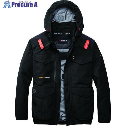 BURTLE AC長袖ブルゾン AC2101-35-L ブラック ▽716-1440 1着 : プロ