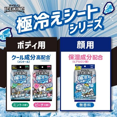 白元アース アイスノン ICE KING 極冷えボディシート ミントの香り