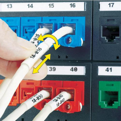 PANDUIT レーザープリンタ用回転ラベル 白 印字部25.4mmX12.7mm ラベル 