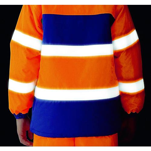 ■ミドリ安全 高視認性 防水帯電防止防寒ブルゾン オレンジ M〔品番:SE1135UEM〕【7978995:0】[店頭受取不可] ミドリ安全 高視認性 防水帯電防止防寒ブルゾン オレンジ M ▽797-8995