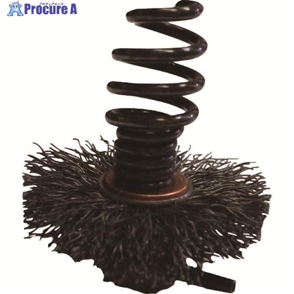 KANTOOL 排水管掃除機用交換先端ツール ワイヤー・ブラシ 径34mm(6-8mmワイヤー用)  ▼809-2516 SWH-7  1個 | カンツール