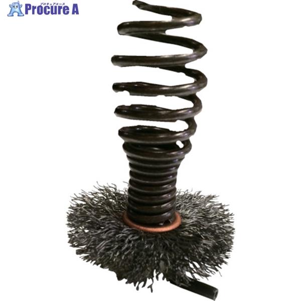 KANTOOL 排水管掃除機用交換先端ツール ワイヤー・ブラシ 径50mm(10-12mmワイヤー用)  ▼809-2518 SWH-9  1個 | カンツール