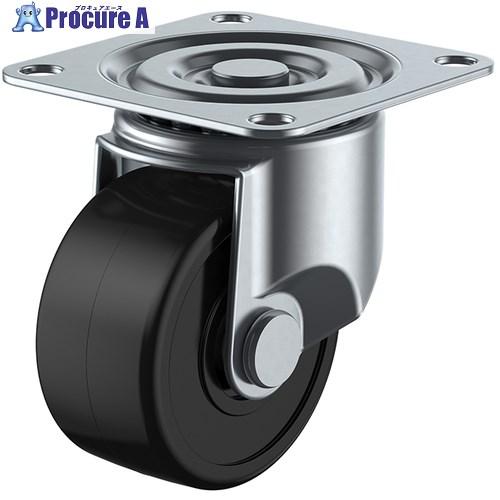 ユーエイ プレート式 自在 低床キャスター フェノール 車輪径75mm  Hタイプ CAL-HG型 取付寸法71×71  ▼809-3566 CAL-HG-75PB  1個 | 