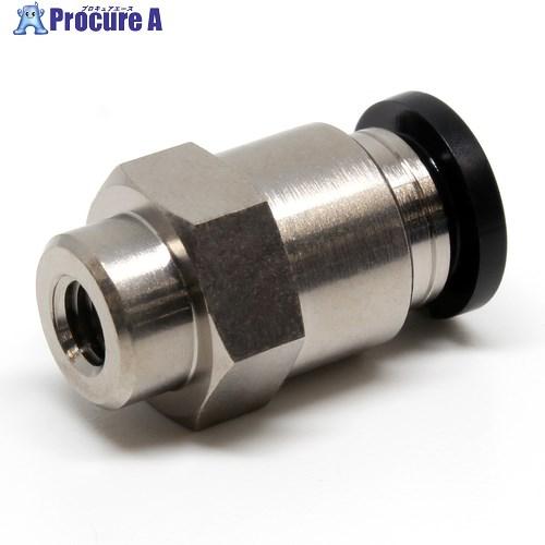 PISCO チューブフィッティング メスストレートチューブ6ネジM5  ▼809-5595 PCF6-M5  1個 | 