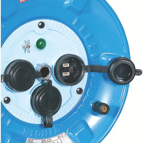 NICHIDO 電工ドラム 屋外型 アース付 20m ▼814-7396 NPW-E23 1台_1