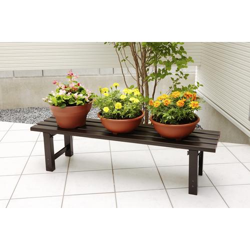 ハセガワ アルミ縁台 TG型 天板L120×W30×H30cm  ▼851-5200 TG2.0-1230  1台 | 長谷川工業 | 01