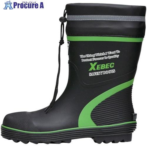 Seyc ジーベック（XEBEC） ショート丈セーフティ長靴85711-60-S グリーン