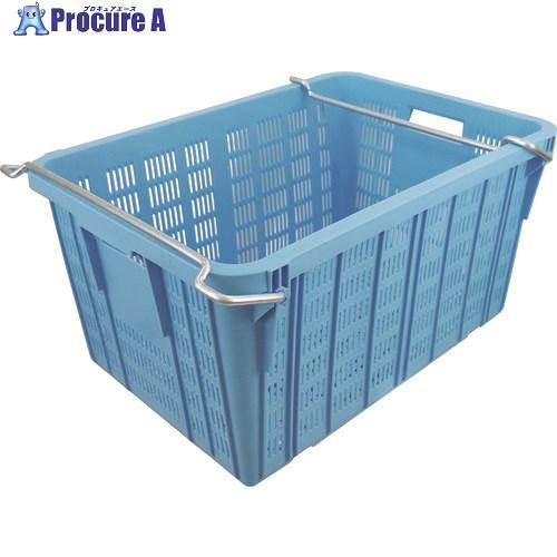 RISU メッシュコンテナ 129792 プラスケットNo.750持手付75L 青