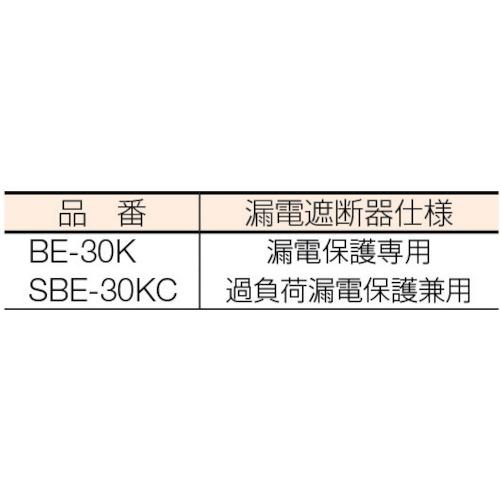 ハタヤリミテッド/HATAYA レインボーリールブレーカー付 30m アース付 BE-30K 1台 ●YA513