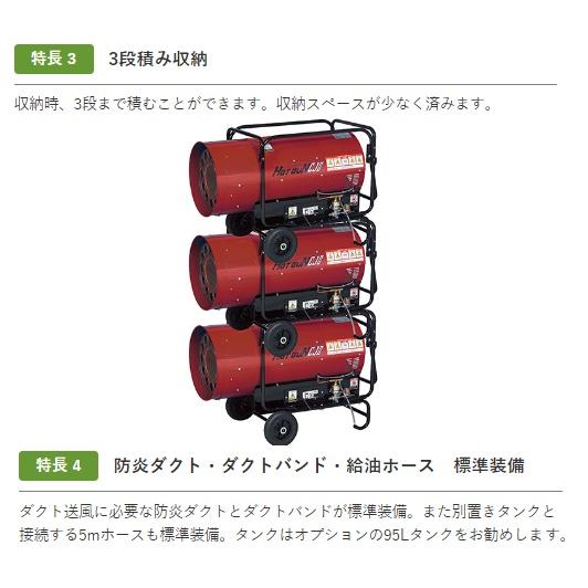 HOTGUN ホットガン 静岡製機 HGCJII HGCJ2 熱風ヒーター ダクト