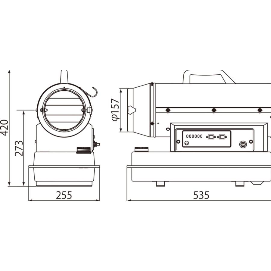 オリオン機械 ジェットヒーター オリオン 灯油 スポットヒーター 業務
