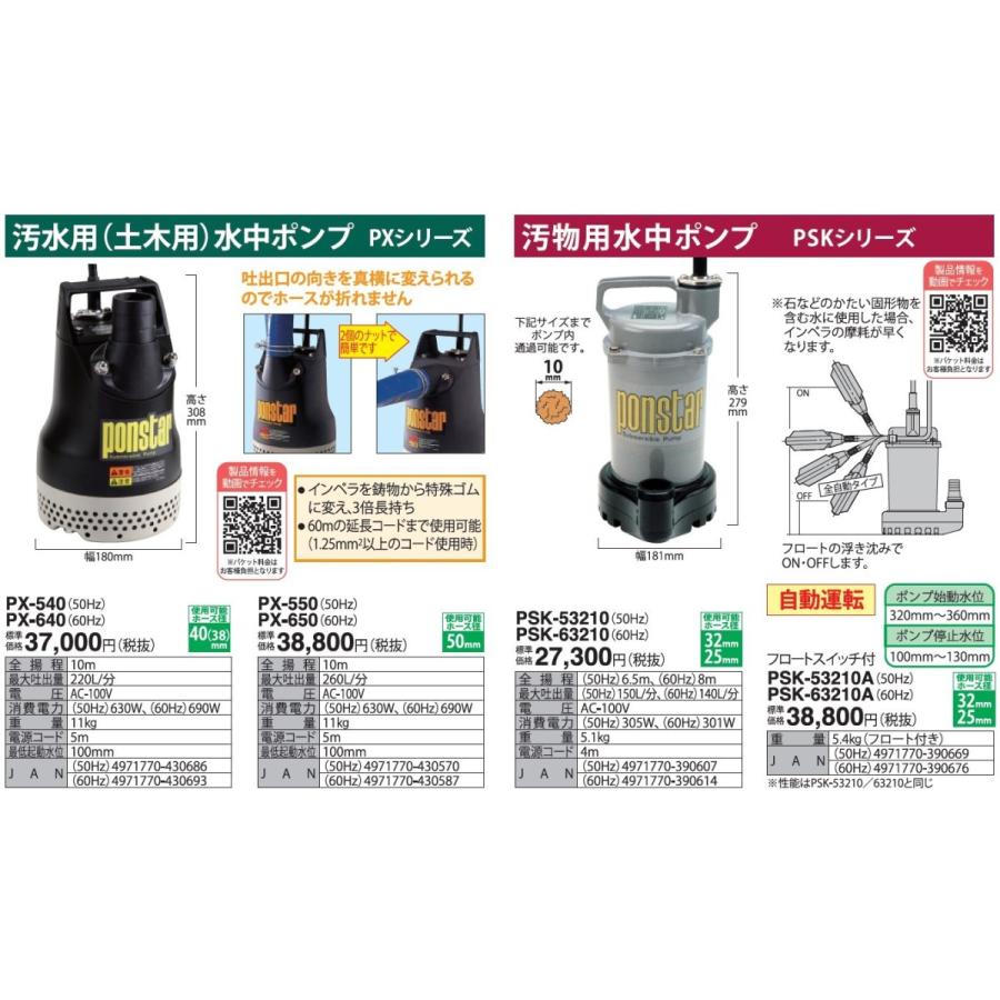 KOSHIN 水中ポンプPX用 内ネジフランジ PA-245 PA245 ▽0109228