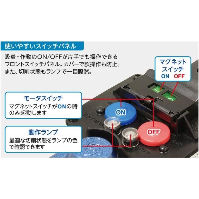 磁気ボール盤 携帯式磁気応用穴あけ機 日東工器 アトラエース 低丈型 