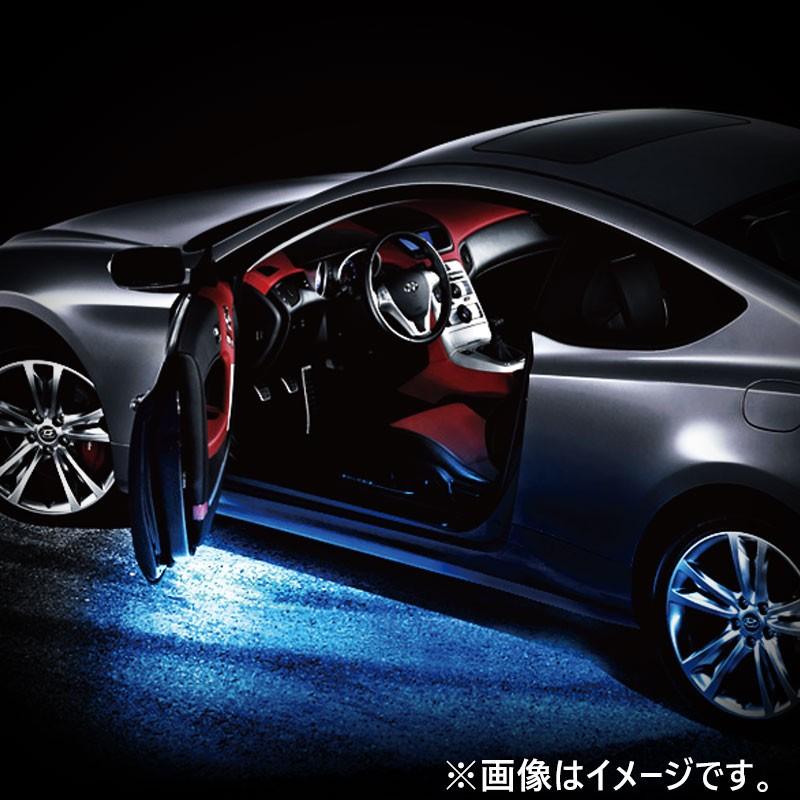 12V 車用 LEDイルミネーション ステップ ＆ フロアライト ブルー