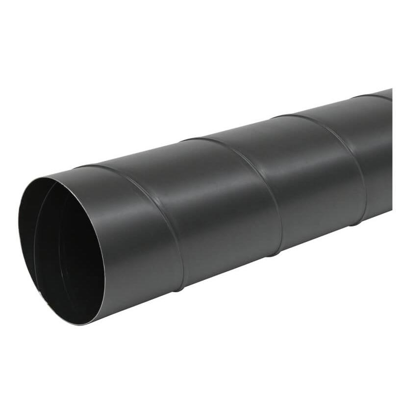 スパイラルダクト 黒 150Φ キャップ 継手 黒ZAM 黒色鋼板