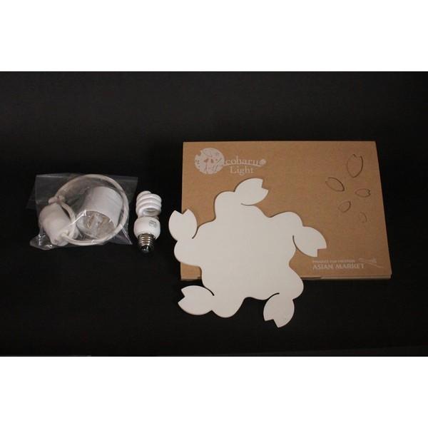 ペンダトライト 天井照明 - 北欧モダン和風和紙おしゃれ　LED電球付さくらカバーシェード -  組立式照明器具 送料無料 |  | 05